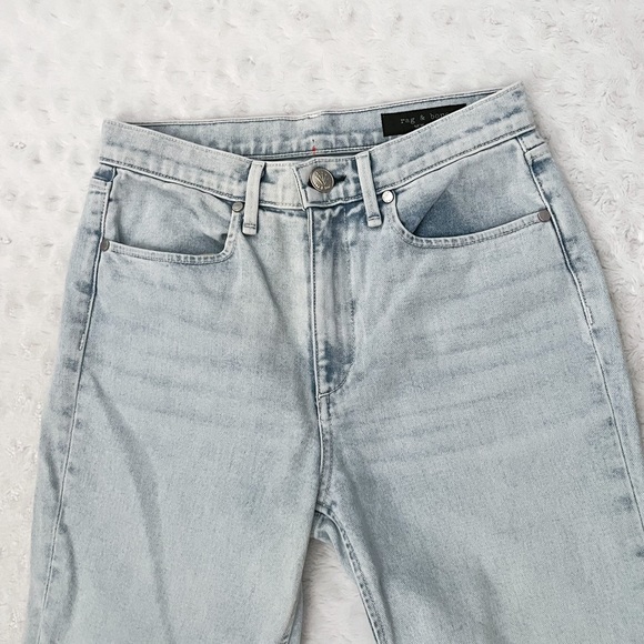 RAG & BONE Dean Distressed Ankle Cigarette Jean - Picture 8 of 13